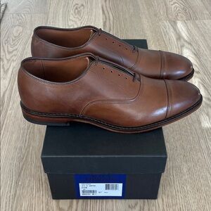 Allen Edmonds Classic Tan Leather Derbys